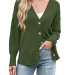 Nadorine Women's Open Front Oversized Soft Knit Sweater Cardigan