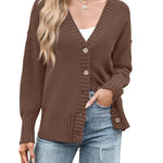 Nadorine Women's Open Front Oversized Soft Knit Sweater Cardigan