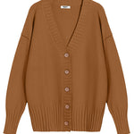 Nadorine Women's Open Front Oversized Soft Knit Sweater Cardigan