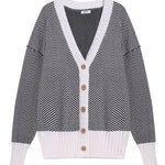 Nadorine Women's Open Front Oversized Soft Knit Sweater Cardigan