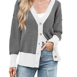 Nadorine Women's Open Front Oversized Soft Knit Sweater Cardigan