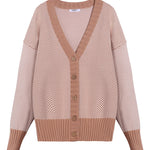 Nadorine Women's Open Front Oversized Soft Knit Sweater Cardigan