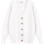 Nadorine Women's Open Front Oversized Soft Knit Sweater Cardigan
