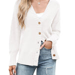Nadorine Women's Open Front Oversized Soft Knit Sweater Cardigan