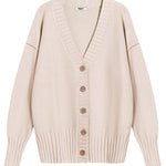 Nadorine Women's Open Front Oversized Soft Knit Sweater Cardigan