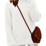 Nadorine Women's 2024 Fall Turtleneck Sweaters Loose Knit Pullover