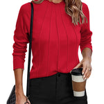 Zeagoo Womens Long Sleeve T Shirts Casual Mock Neck Tops