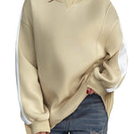 Zeagoo Womens Oversized Sweatshirts Hoodies Fleece Crew Neck Pullover