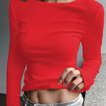 Zeagoo Womens Thermal Long Sleeve Shirts Stretch Crewneck T-Shirt