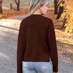 Nadorine Women's Cropped Cardigan 2024 Fall Button Sweaters