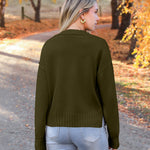 Nadorine Women's Cropped Cardigan 2024 Fall Button Sweaters