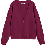 Nadorine Women's Cropped Cardigan 2024 Fall Button Sweaters