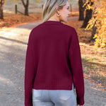 Nadorine Women's Cropped Cardigan 2024 Fall Button Sweaters