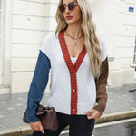 Nadorine Women's Cropped Cardigan 2024 Fall Button Sweaters