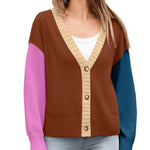 Nadorine Women's Cropped Cardigan 2024 Fall Button Sweaters