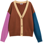 Nadorine Women's Cropped Cardigan 2024 Fall Button Sweaters