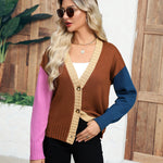 Nadorine Women's Cropped Cardigan 2024 Fall Button Sweaters
