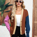Nadorine Women's Cropped Cardigan 2024 Fall Button Sweaters