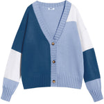 Nadorine Women's Cropped Cardigan 2024 Fall Button Sweaters