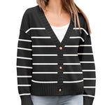 Nadorine Women's Cropped Cardigan 2024 Fall Button Sweaters