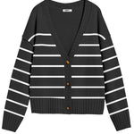 Nadorine Women's Cropped Cardigan 2024 Fall Button Sweaters