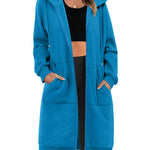 Zeagoo Women's Zip Up Hoodies Oversized Fleece Long Tunic Sweatshirts