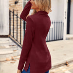 Nadorine Women's Knit Blouse Soft Long Sleeve Shirt Tops
