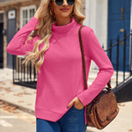 Nadorine Women's Knit Blouse Soft Long Sleeve Shirt Tops