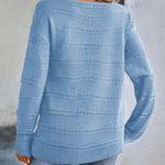 Zeagoo Womens Sweaters Cute Long Sleeve Off The Shoulder Tops
