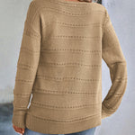Zeagoo Womens Sweaters Cute Long Sleeve Off The Shoulder Tops