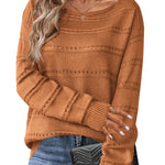 Zeagoo Womens Sweaters Cute Long Sleeve Off The Shoulder Tops