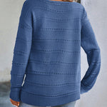 Zeagoo Womens Sweaters Cute Long Sleeve Off The Shoulder Tops