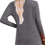 Nadorine Women's Casual Tunic Tops Long Sleeve Shirts