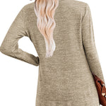 Nadorine Women's Casual Tunic Tops Long Sleeve Shirts