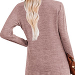 Nadorine Women's Casual Tunic Tops Long Sleeve Shirts