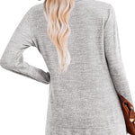 Nadorine Women's Casual Tunic Tops Long Sleeve Shirts