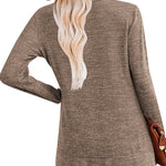 Nadorine Women's Casual Tunic Tops Long Sleeve Shirts