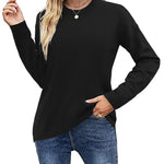Nadorine Sweaters for Women Fall Outfits Long Sleeve Knit Pullover Tops