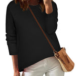 Nadorine Sweaters for Women Fall Outfits Long Sleeve Knit Pullover Tops