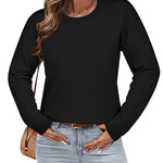 Nadorine Sweaters for Women Fall Outfits Long Sleeve Knit Pullover Tops
