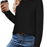 Nadorine Sweaters for Women Fall Outfits Long Sleeve Knit Pullover Tops
