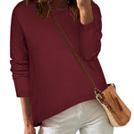 Nadorine Sweaters for Women Fall Outfits Long Sleeve Knit Pullover Tops