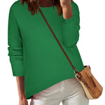 Nadorine Sweaters for Women Fall Outfits Long Sleeve Knit Pullover Tops
