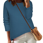 Nadorine Sweaters for Women Fall Outfits Long Sleeve Knit Pullover Tops