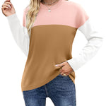 Nadorine Sweaters for Women Fall Outfits Long Sleeve Knit Pullover Tops