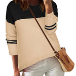 Nadorine Sweaters for Women Fall Outfits Long Sleeve Knit Pullover Tops