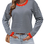 Nadorine Sweaters for Women Fall Outfits Long Sleeve Knit Pullover Tops