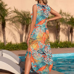 Nadorine Women Casual Summer Dress Pleated Sundress