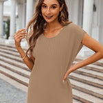 Nadorine Short Sleeve Sweater Knit Going Out Sweater Tops