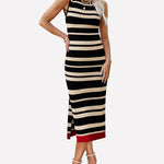 Zeagoo Womens Bodycon Midi Dresses Casual Sleeveless Dress
